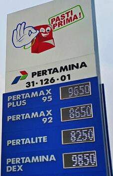gas station sign